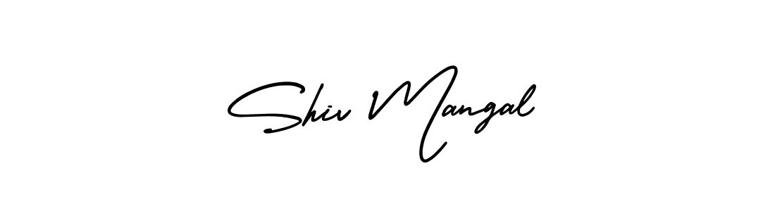 Design your own signature with our free online signature maker. With this signature software, you can create a handwritten (AmerikaSignatureDemo-Regular) signature for name Shiv Mangal. Shiv Mangal signature style 3 images and pictures png