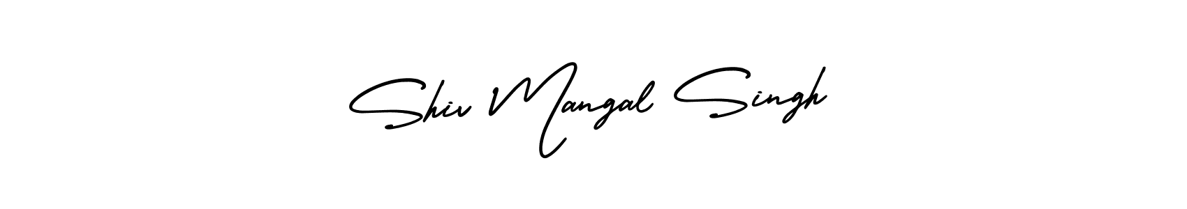 Create a beautiful signature design for name Shiv Mangal Singh. With this signature (AmerikaSignatureDemo-Regular) fonts, you can make a handwritten signature for free. Shiv Mangal Singh signature style 3 images and pictures png