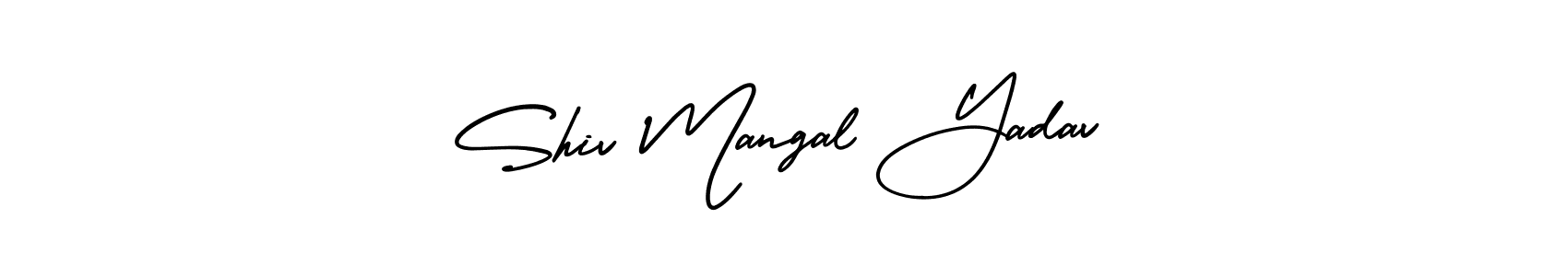 Create a beautiful signature design for name Shiv Mangal Yadav. With this signature (AmerikaSignatureDemo-Regular) fonts, you can make a handwritten signature for free. Shiv Mangal Yadav signature style 3 images and pictures png