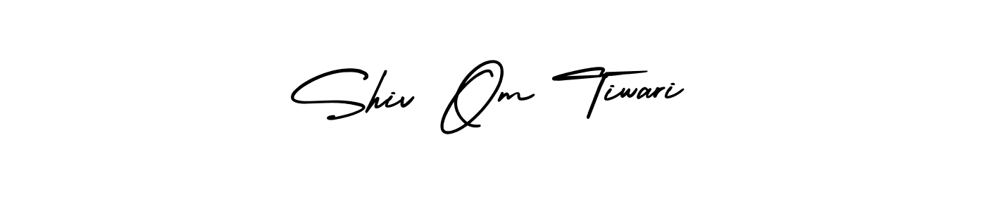 Similarly AmerikaSignatureDemo-Regular is the best handwritten signature design. Signature creator online .You can use it as an online autograph creator for name Shiv Om Tiwari. Shiv Om Tiwari signature style 3 images and pictures png