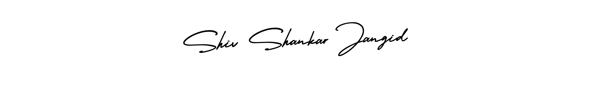 Shiv Shankar Jangid stylish signature style. Best Handwritten Sign (AmerikaSignatureDemo-Regular) for my name. Handwritten Signature Collection Ideas for my name Shiv Shankar Jangid. Shiv Shankar Jangid signature style 3 images and pictures png
