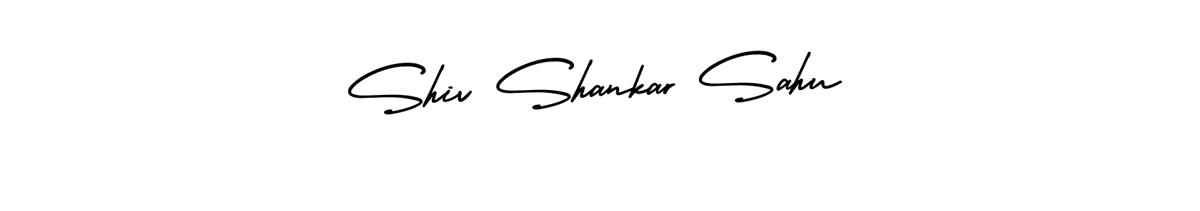 How to make Shiv Shankar Sahu name signature. Use AmerikaSignatureDemo-Regular style for creating short signs online. This is the latest handwritten sign. Shiv Shankar Sahu signature style 3 images and pictures png