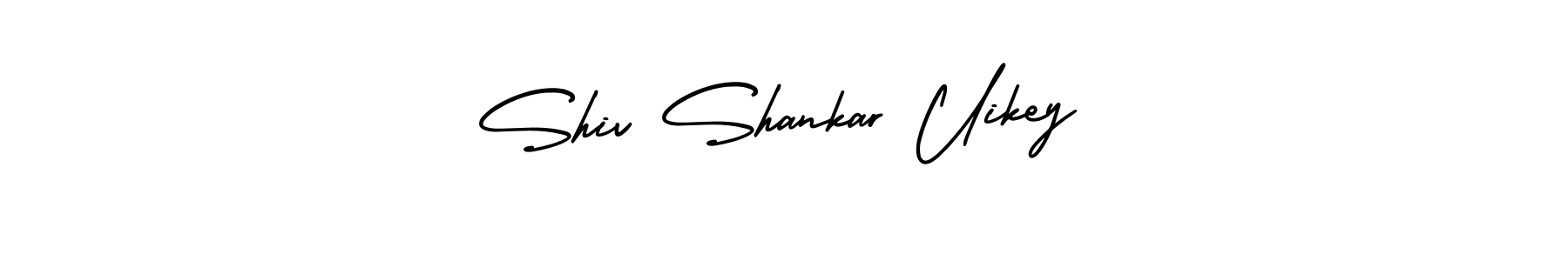 Use a signature maker to create a handwritten signature online. With this signature software, you can design (AmerikaSignatureDemo-Regular) your own signature for name Shiv Shankar Uikey. Shiv Shankar Uikey signature style 3 images and pictures png