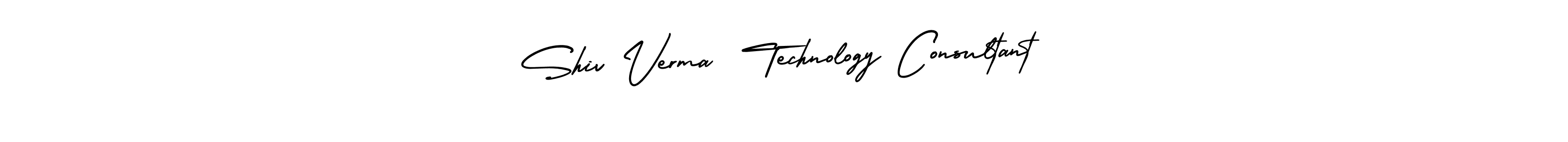 How to Draw Shiv Verma  Technology Consultant signature style? AmerikaSignatureDemo-Regular is a latest design signature styles for name Shiv Verma  Technology Consultant. Shiv Verma  Technology Consultant signature style 3 images and pictures png