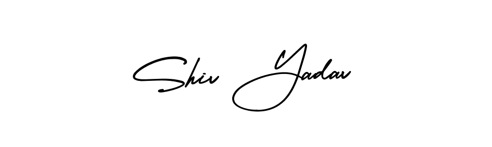 Create a beautiful signature design for name Shiv Yadav. With this signature (AmerikaSignatureDemo-Regular) fonts, you can make a handwritten signature for free. Shiv Yadav signature style 3 images and pictures png
