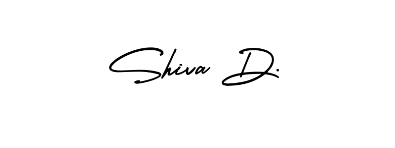 Also You can easily find your signature by using the search form. We will create Shiva D. name handwritten signature images for you free of cost using AmerikaSignatureDemo-Regular sign style. Shiva D. signature style 3 images and pictures png