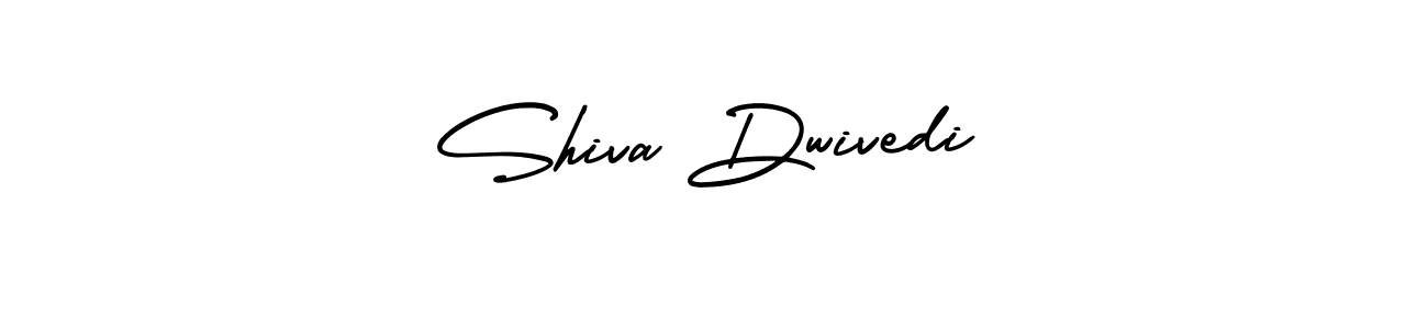 How to make Shiva Dwivedi name signature. Use AmerikaSignatureDemo-Regular style for creating short signs online. This is the latest handwritten sign. Shiva Dwivedi signature style 3 images and pictures png