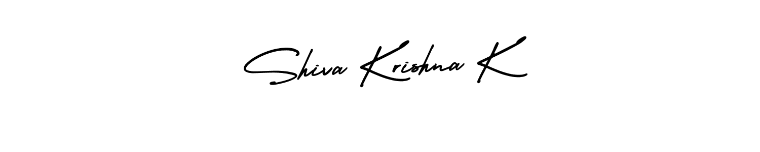 Make a beautiful signature design for name Shiva Krishna K. Use this online signature maker to create a handwritten signature for free. Shiva Krishna K signature style 3 images and pictures png