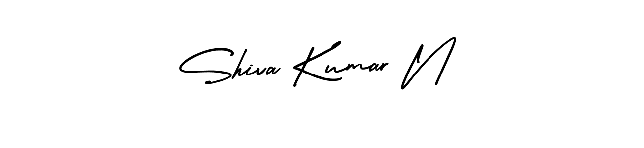 Make a short Shiva Kumar N signature style. Manage your documents anywhere anytime using AmerikaSignatureDemo-Regular. Create and add eSignatures, submit forms, share and send files easily. Shiva Kumar N signature style 3 images and pictures png