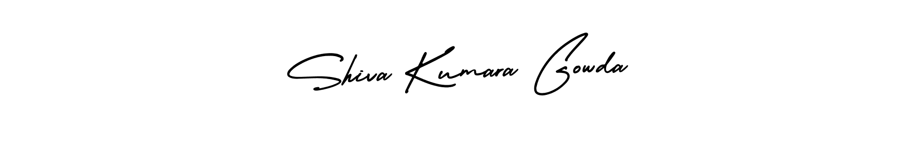 AmerikaSignatureDemo-Regular is a professional signature style that is perfect for those who want to add a touch of class to their signature. It is also a great choice for those who want to make their signature more unique. Get Shiva Kumara Gowda name to fancy signature for free. Shiva Kumara Gowda signature style 3 images and pictures png