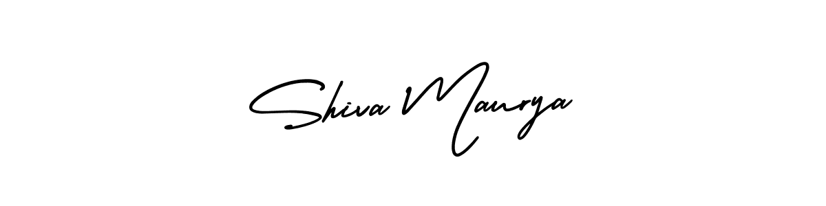 Design your own signature with our free online signature maker. With this signature software, you can create a handwritten (AmerikaSignatureDemo-Regular) signature for name Shiva Maurya. Shiva Maurya signature style 3 images and pictures png