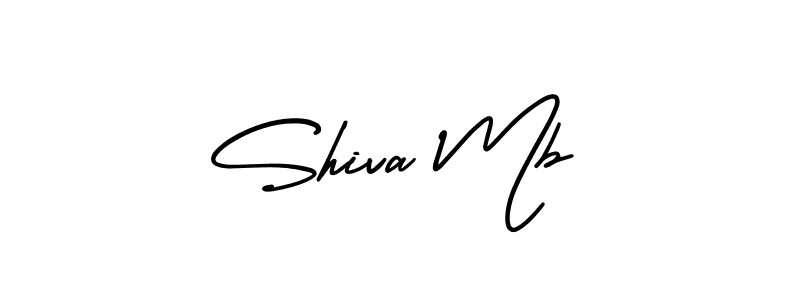 if you are searching for the best signature style for your name Shiva Mb. so please give up your signature search. here we have designed multiple signature styles  using AmerikaSignatureDemo-Regular. Shiva Mb signature style 3 images and pictures png