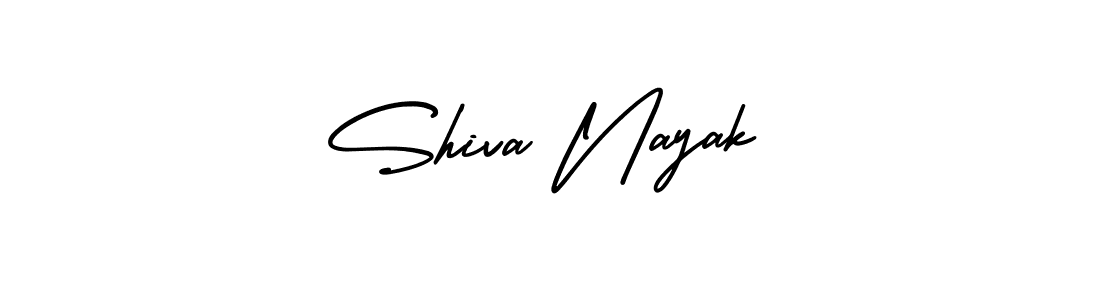 Shiva Nayak stylish signature style. Best Handwritten Sign (AmerikaSignatureDemo-Regular) for my name. Handwritten Signature Collection Ideas for my name Shiva Nayak. Shiva Nayak signature style 3 images and pictures png