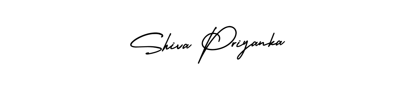 Also we have Shiva Priyanka name is the best signature style. Create professional handwritten signature collection using AmerikaSignatureDemo-Regular autograph style. Shiva Priyanka signature style 3 images and pictures png