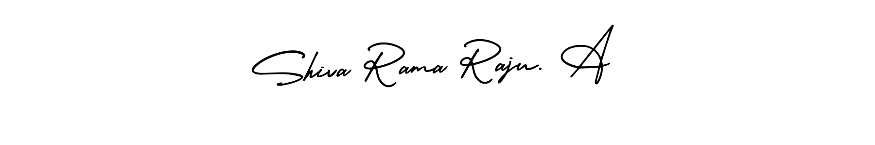 This is the best signature style for the Shiva Rama Raju. A name. Also you like these signature font (AmerikaSignatureDemo-Regular). Mix name signature. Shiva Rama Raju. A signature style 3 images and pictures png