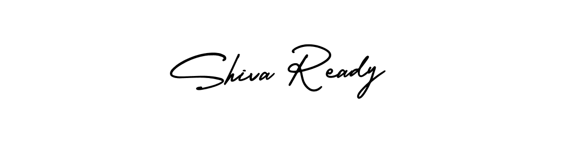 It looks lik you need a new signature style for name Shiva Ready. Design unique handwritten (AmerikaSignatureDemo-Regular) signature with our free signature maker in just a few clicks. Shiva Ready signature style 3 images and pictures png