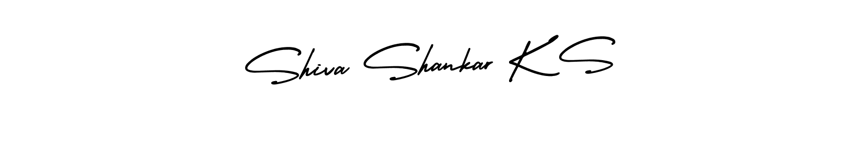 It looks lik you need a new signature style for name Shiva Shankar K S. Design unique handwritten (AmerikaSignatureDemo-Regular) signature with our free signature maker in just a few clicks. Shiva Shankar K S signature style 3 images and pictures png