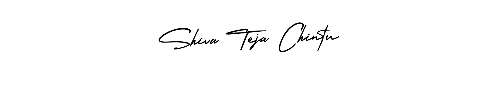 Design your own signature with our free online signature maker. With this signature software, you can create a handwritten (AmerikaSignatureDemo-Regular) signature for name Shiva Teja Chintu. Shiva Teja Chintu signature style 3 images and pictures png