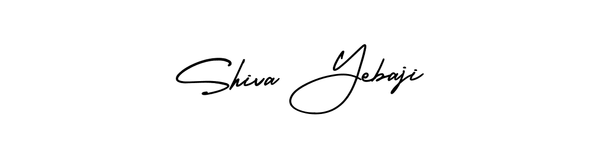 Shiva Yebaji stylish signature style. Best Handwritten Sign (AmerikaSignatureDemo-Regular) for my name. Handwritten Signature Collection Ideas for my name Shiva Yebaji. Shiva Yebaji signature style 3 images and pictures png