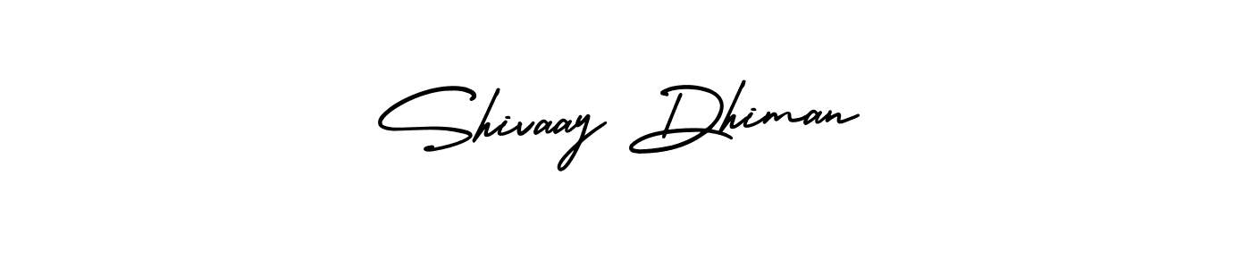 Make a beautiful signature design for name Shivaay Dhiman. With this signature (AmerikaSignatureDemo-Regular) style, you can create a handwritten signature for free. Shivaay Dhiman signature style 3 images and pictures png