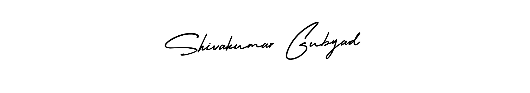 Shivakumar Gubyad stylish signature style. Best Handwritten Sign (AmerikaSignatureDemo-Regular) for my name. Handwritten Signature Collection Ideas for my name Shivakumar Gubyad. Shivakumar Gubyad signature style 3 images and pictures png