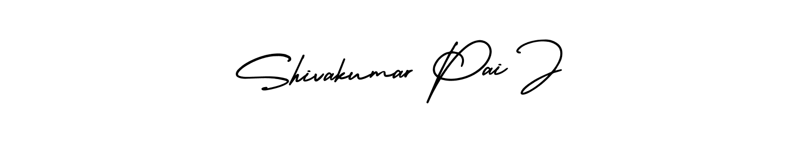 Shivakumar Pai J stylish signature style. Best Handwritten Sign (AmerikaSignatureDemo-Regular) for my name. Handwritten Signature Collection Ideas for my name Shivakumar Pai J. Shivakumar Pai J signature style 3 images and pictures png