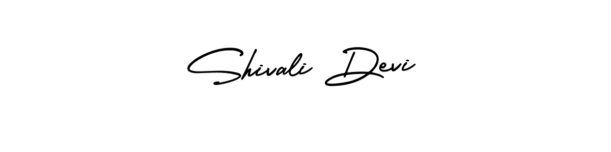 How to make Shivali Devi name signature. Use AmerikaSignatureDemo-Regular style for creating short signs online. This is the latest handwritten sign. Shivali Devi signature style 3 images and pictures png