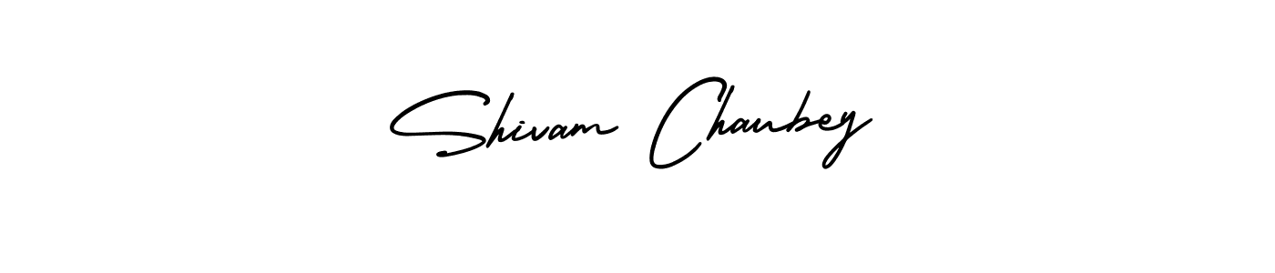 The best way (AmerikaSignatureDemo-Regular) to make a short signature is to pick only two or three words in your name. The name Shivam Chaubey include a total of six letters. For converting this name. Shivam Chaubey signature style 3 images and pictures png