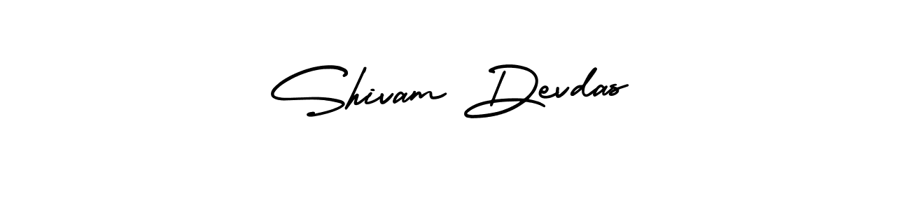 Create a beautiful signature design for name Shivam Devdas. With this signature (AmerikaSignatureDemo-Regular) fonts, you can make a handwritten signature for free. Shivam Devdas signature style 3 images and pictures png