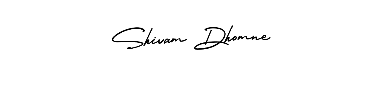 Also we have Shivam Dhomne name is the best signature style. Create professional handwritten signature collection using AmerikaSignatureDemo-Regular autograph style. Shivam Dhomne signature style 3 images and pictures png