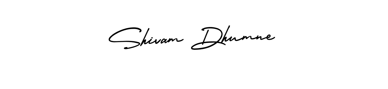 Make a short Shivam Dhumne signature style. Manage your documents anywhere anytime using AmerikaSignatureDemo-Regular. Create and add eSignatures, submit forms, share and send files easily. Shivam Dhumne signature style 3 images and pictures png