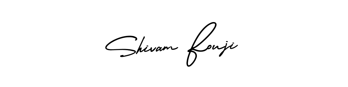 Create a beautiful signature design for name Shivam Fouji. With this signature (AmerikaSignatureDemo-Regular) fonts, you can make a handwritten signature for free. Shivam Fouji signature style 3 images and pictures png