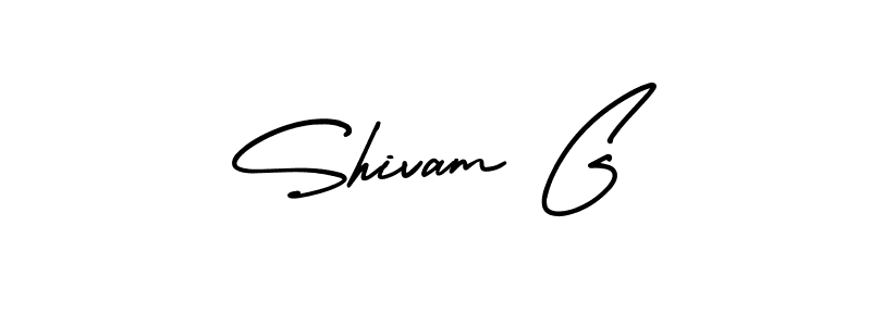 Design your own signature with our free online signature maker. With this signature software, you can create a handwritten (AmerikaSignatureDemo-Regular) signature for name Shivam G. Shivam G signature style 3 images and pictures png