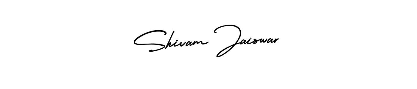 Shivam Jaiswar stylish signature style. Best Handwritten Sign (AmerikaSignatureDemo-Regular) for my name. Handwritten Signature Collection Ideas for my name Shivam Jaiswar. Shivam Jaiswar signature style 3 images and pictures png