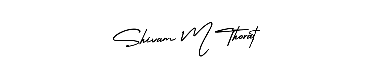 Similarly AmerikaSignatureDemo-Regular is the best handwritten signature design. Signature creator online .You can use it as an online autograph creator for name Shivam M Thorat. Shivam M Thorat signature style 3 images and pictures png