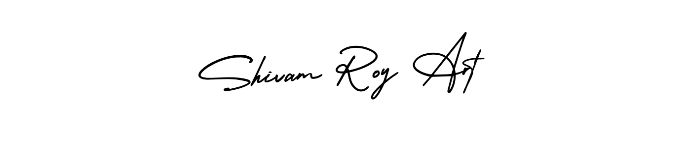 How to make Shivam Roy Art signature? AmerikaSignatureDemo-Regular is a professional autograph style. Create handwritten signature for Shivam Roy Art name. Shivam Roy Art signature style 3 images and pictures png