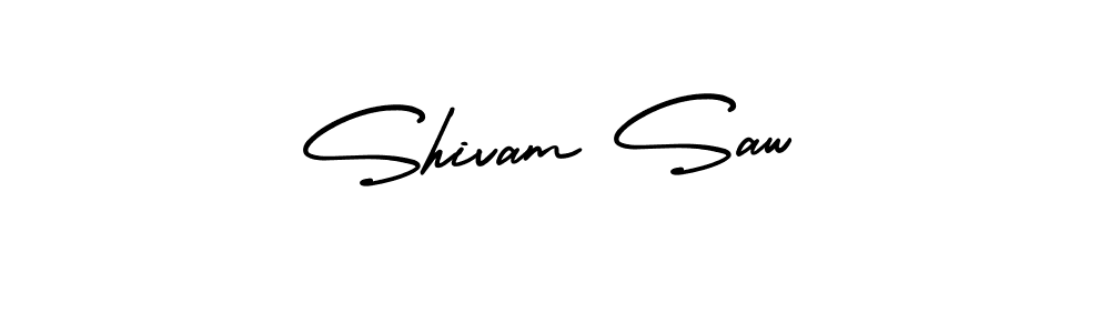 Also we have Shivam Saw name is the best signature style. Create professional handwritten signature collection using AmerikaSignatureDemo-Regular autograph style. Shivam Saw signature style 3 images and pictures png