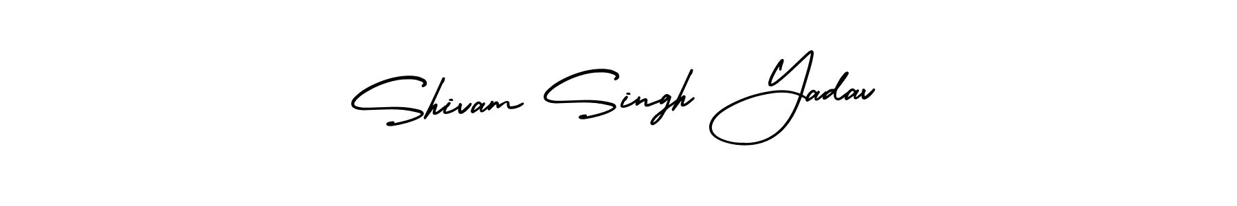 How to make Shivam Singh Yadav name signature. Use AmerikaSignatureDemo-Regular style for creating short signs online. This is the latest handwritten sign. Shivam Singh Yadav signature style 3 images and pictures png