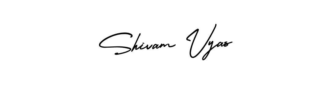 Make a beautiful signature design for name Shivam Vyas. With this signature (AmerikaSignatureDemo-Regular) style, you can create a handwritten signature for free. Shivam Vyas signature style 3 images and pictures png