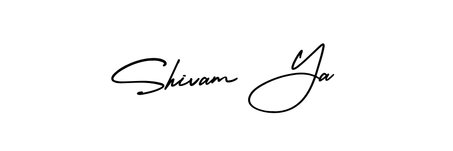 Check out images of Autograph of Shivam Ya name. Actor Shivam Ya Signature Style. AmerikaSignatureDemo-Regular is a professional sign style online. Shivam Ya signature style 3 images and pictures png