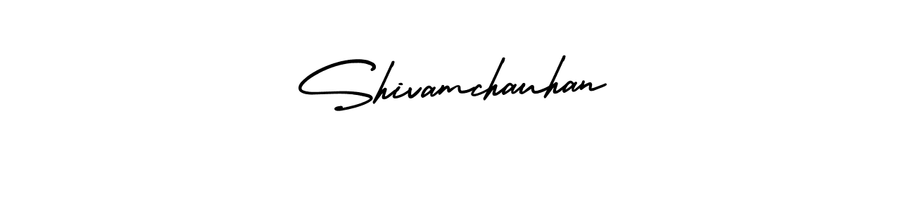 Use a signature maker to create a handwritten signature online. With this signature software, you can design (AmerikaSignatureDemo-Regular) your own signature for name Shivamchauhan. Shivamchauhan signature style 3 images and pictures png