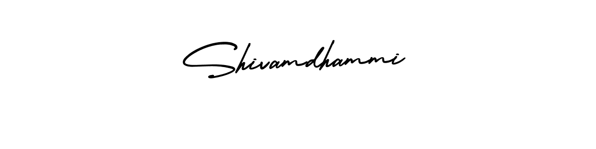 You should practise on your own different ways (AmerikaSignatureDemo-Regular) to write your name (Shivamdhammi) in signature. don't let someone else do it for you. Shivamdhammi signature style 3 images and pictures png