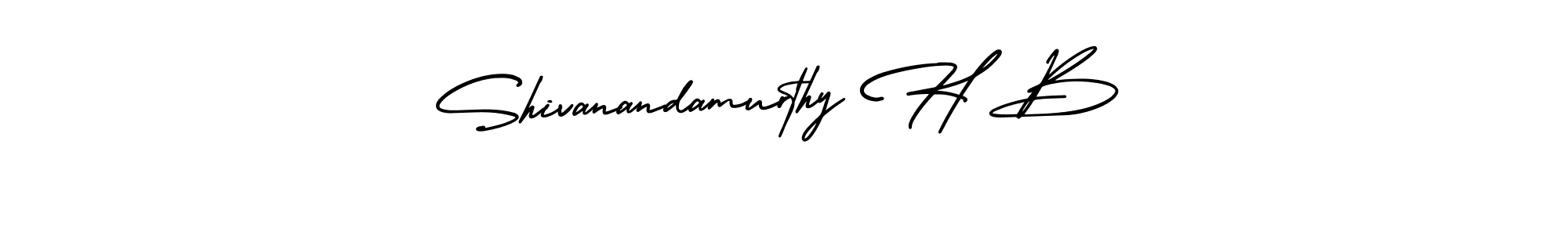 Also we have Shivanandamurthy H B name is the best signature style. Create professional handwritten signature collection using AmerikaSignatureDemo-Regular autograph style. Shivanandamurthy H B signature style 3 images and pictures png