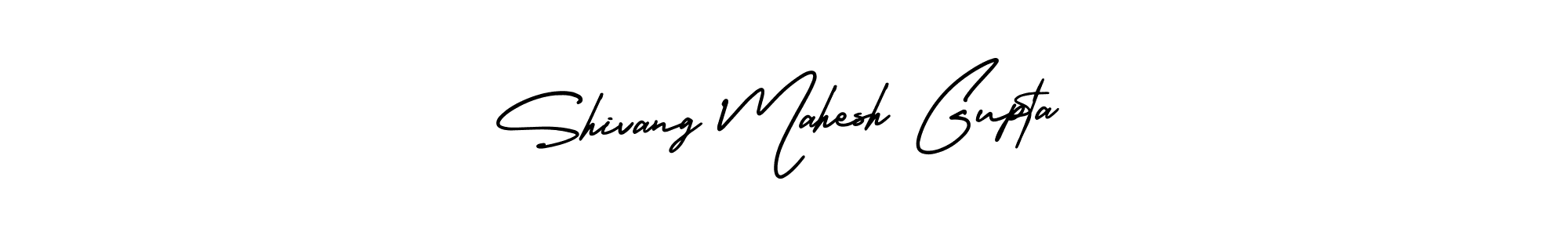 Make a short Shivang Mahesh Gupta signature style. Manage your documents anywhere anytime using AmerikaSignatureDemo-Regular. Create and add eSignatures, submit forms, share and send files easily. Shivang Mahesh Gupta signature style 3 images and pictures png