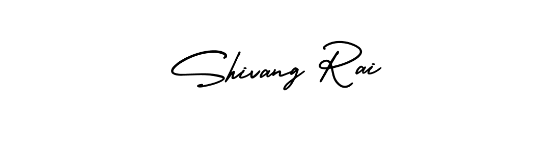 How to make Shivang Rai signature? AmerikaSignatureDemo-Regular is a professional autograph style. Create handwritten signature for Shivang Rai name. Shivang Rai signature style 3 images and pictures png