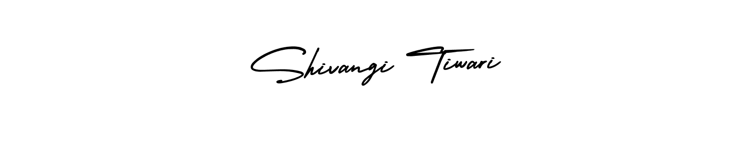 Design your own signature with our free online signature maker. With this signature software, you can create a handwritten (AmerikaSignatureDemo-Regular) signature for name Shivangi Tiwari. Shivangi Tiwari signature style 3 images and pictures png