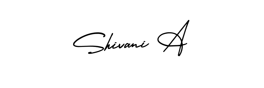 How to Draw Shivani A signature style? AmerikaSignatureDemo-Regular is a latest design signature styles for name Shivani A. Shivani A signature style 3 images and pictures png