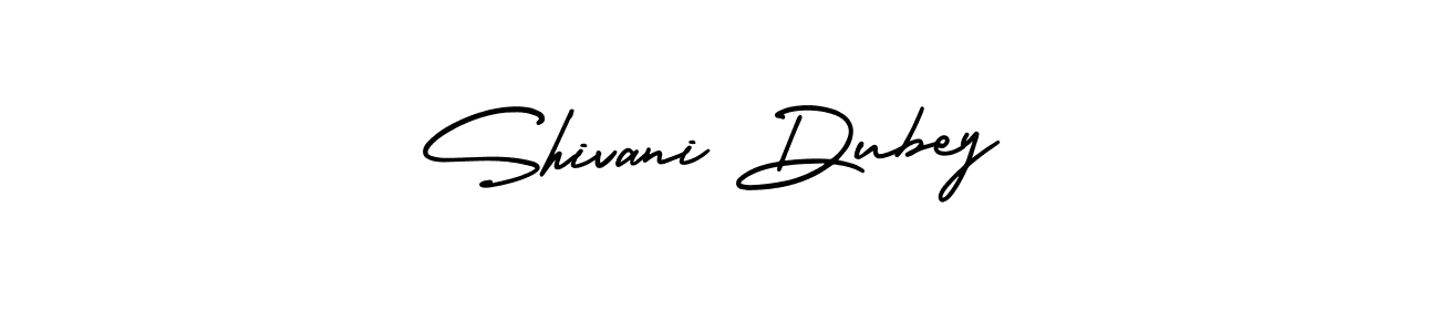 Make a beautiful signature design for name Shivani Dubey. With this signature (AmerikaSignatureDemo-Regular) style, you can create a handwritten signature for free. Shivani Dubey signature style 3 images and pictures png