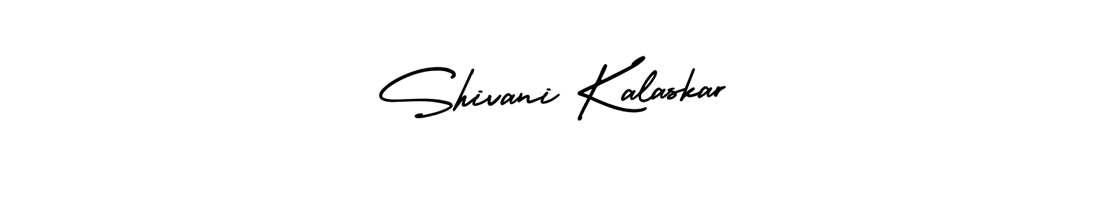 This is the best signature style for the Shivani Kalaskar name. Also you like these signature font (AmerikaSignatureDemo-Regular). Mix name signature. Shivani Kalaskar signature style 3 images and pictures png