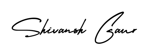 Achieve flawless digital penmanship with Shivansh Gaur name in AmerikaSignatureDemo-Regular font. The perfect tool for creating online signatures. Shivansh Gaur signature style 3 images and pictures png